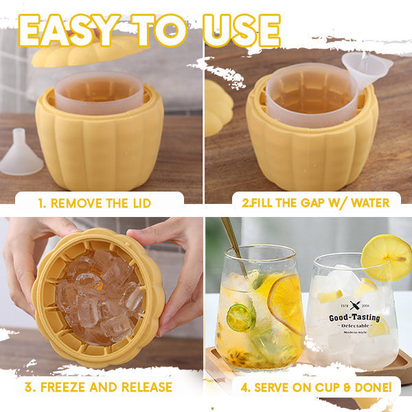 2-in-1 Ice Cube Maker Drink Cooler